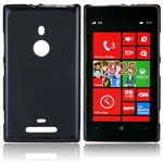 Sili-Cover til Lumia 925 - Simplicity (Sort)